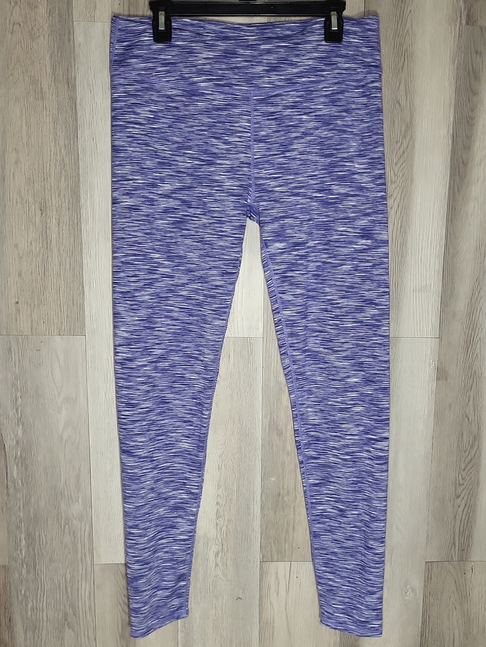 Fabletics Leggings Womens XL Purple Heather Full Length High Rise Workout Yoga